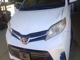 2018 TOYOTA SIENNA LE, WHITE, 3.5L, AT, FWD,  Z25125